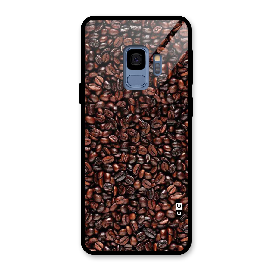 Cocoa Beans Glass Back Case for Galaxy S9