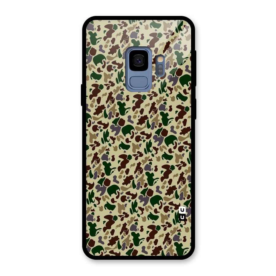 Colored Shapes Glass Back Case for Galaxy S9