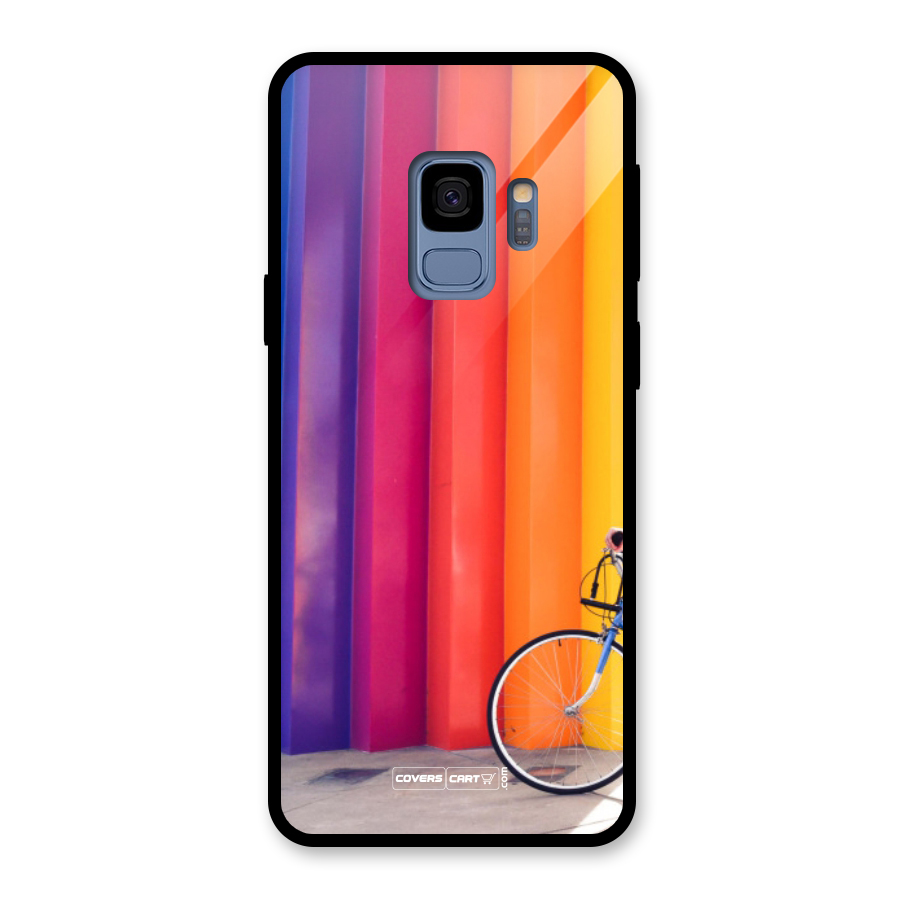 Colorful Walls Glass Back Case for Galaxy S9