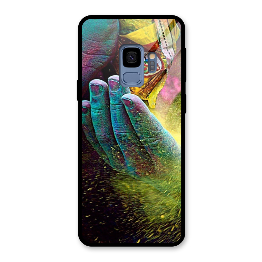 Colours Glass Back Case for Galaxy S9