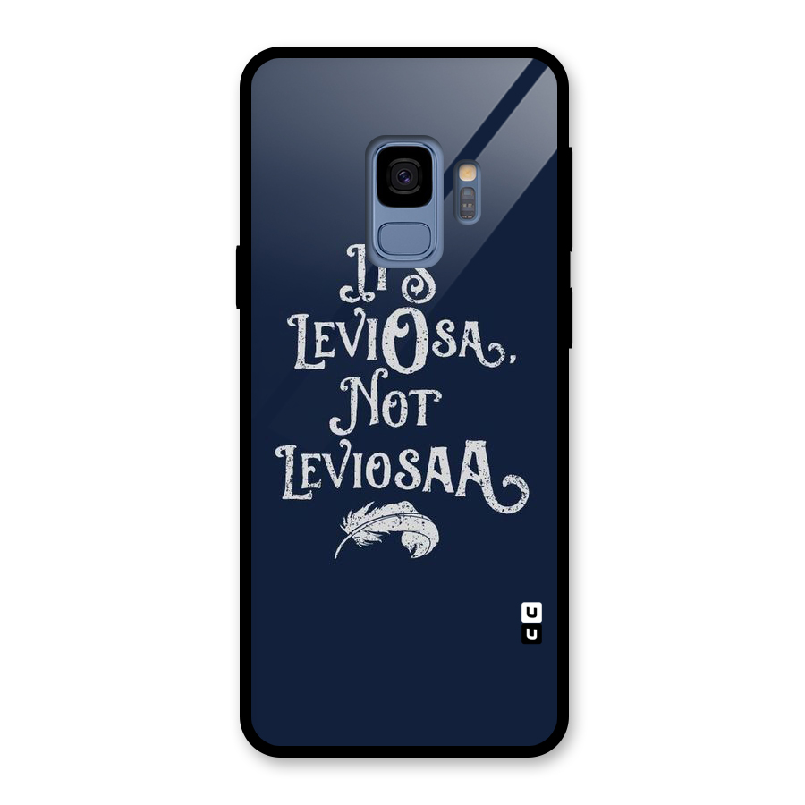 Correction Feather Glass Back Case for Galaxy S9