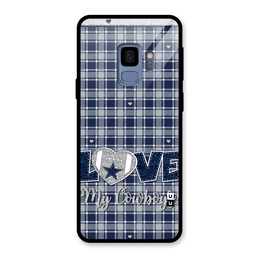 Cowboy Love Glass Back Case for Galaxy S9