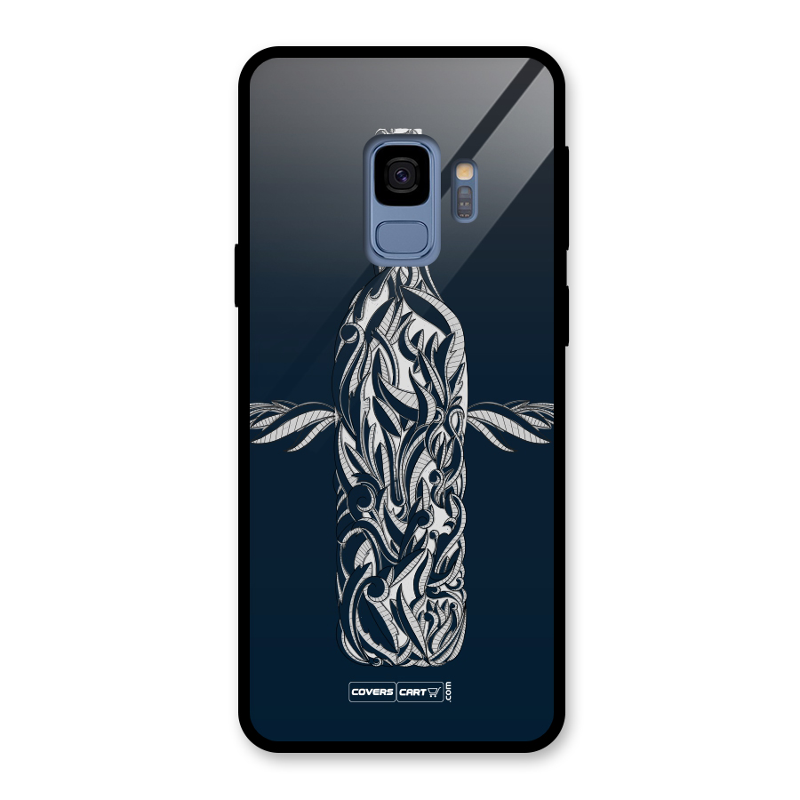 Creative Bottle Glass Back Case for Galaxy S9