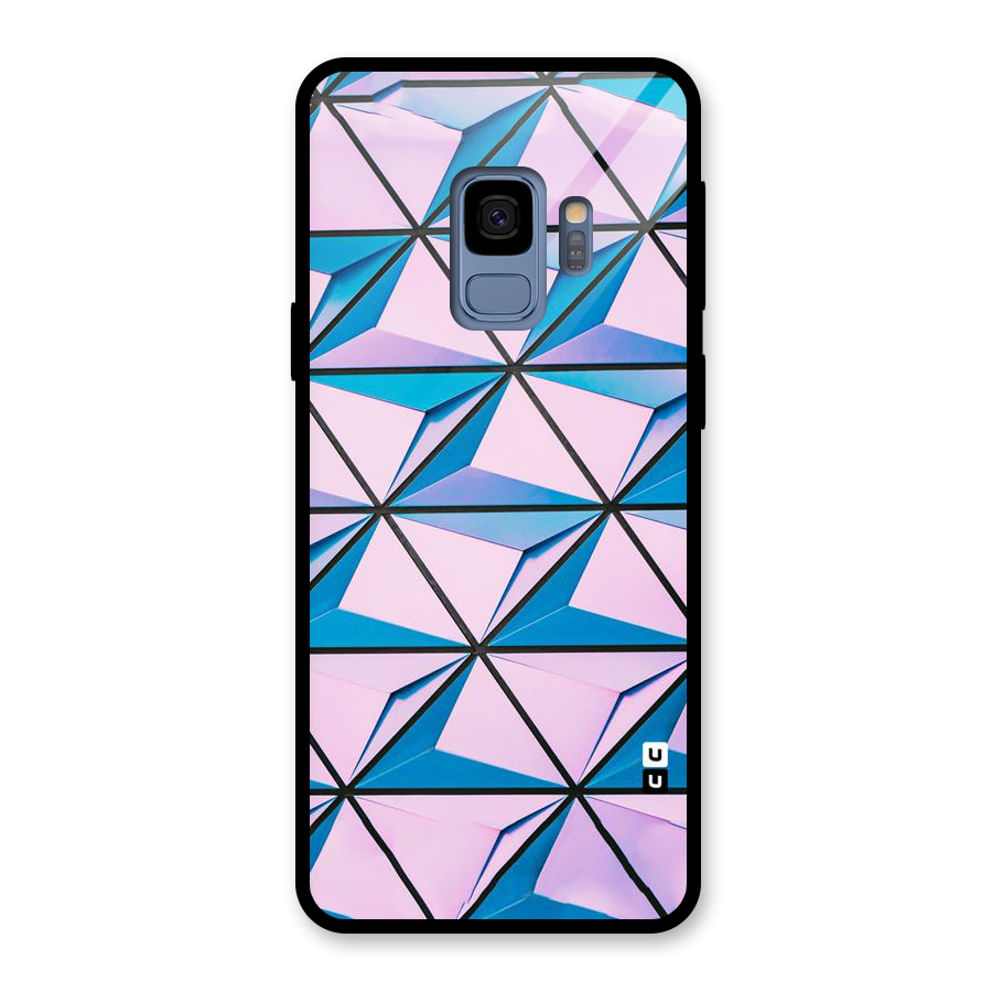 Crystal Abstract Glass Back Case for Galaxy S9