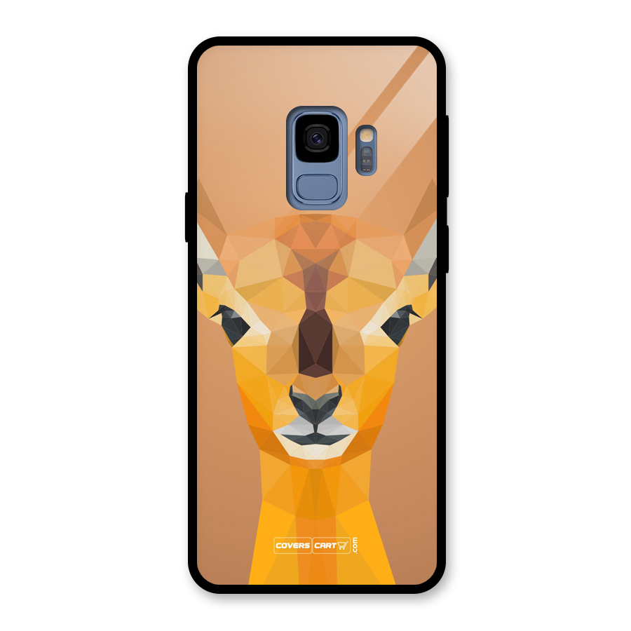 Cute Deer Glass Back Case for Galaxy S9