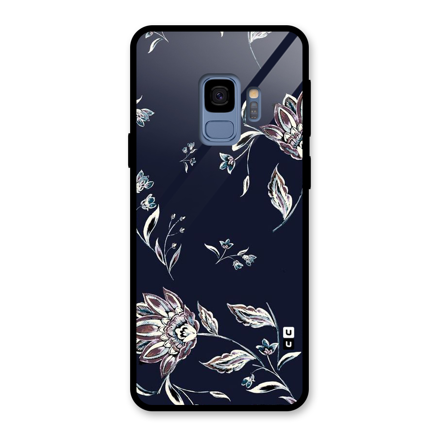 Cute Petals Glass Back Case for Galaxy S9