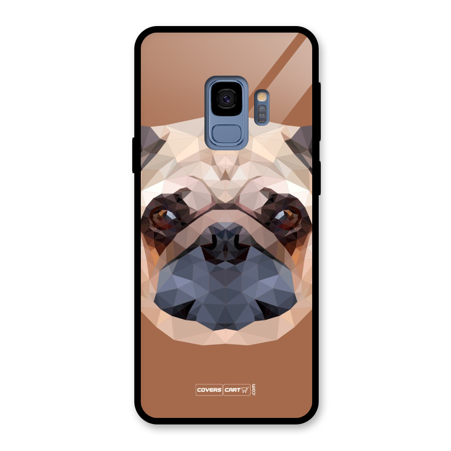 Cute Pug Glass Back Case for Galaxy S9