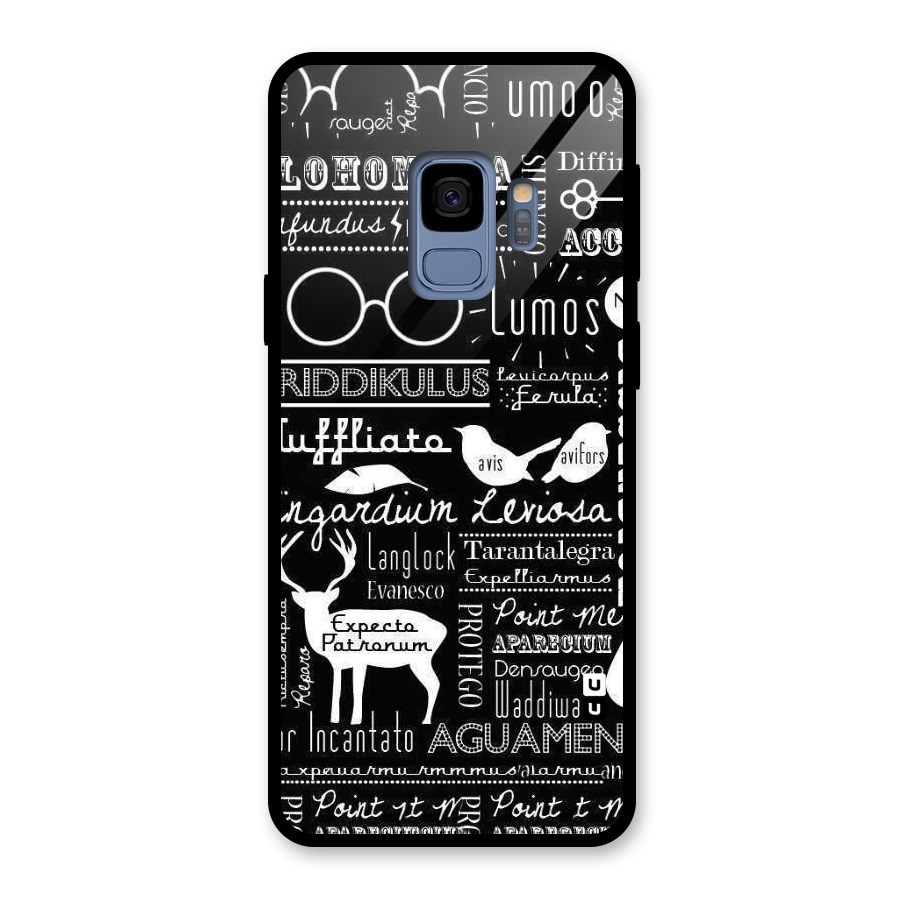 Deer Key Spell Glass Back Case for Galaxy S9