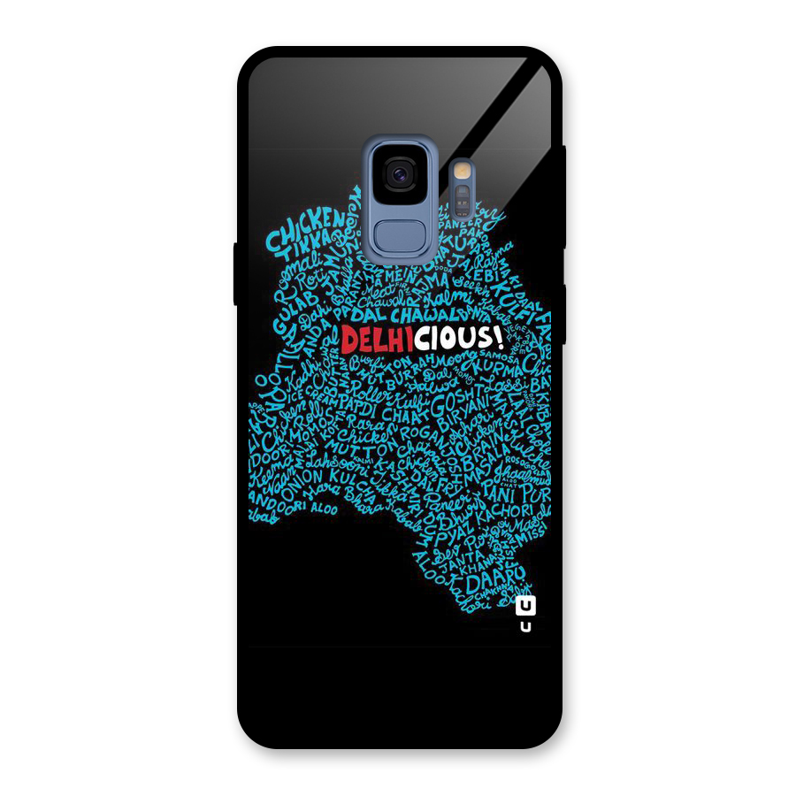 Delhicious Glass Back Case for Galaxy S9