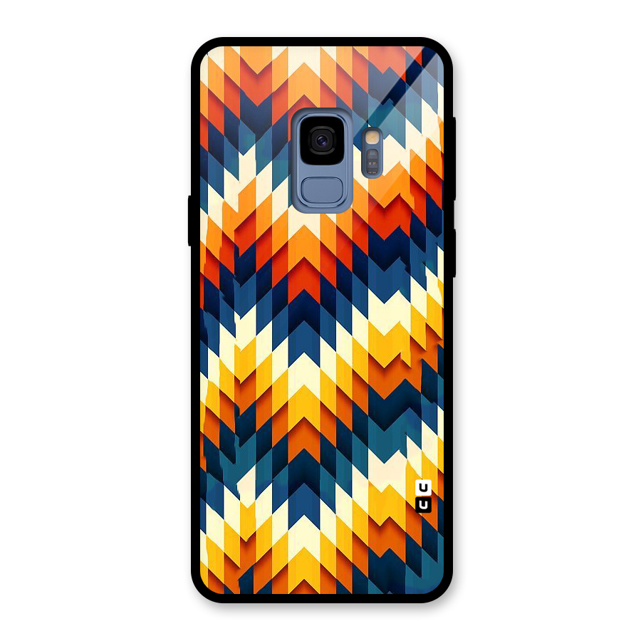Delightful Design Glass Back Case for Galaxy S9