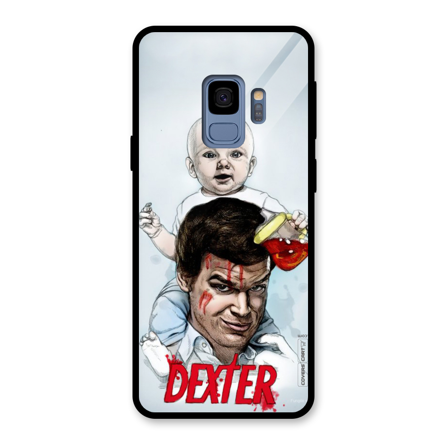 Dexter Artwork Glass Back Case for Galaxy S9