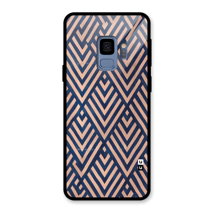 Diamond Blues Glass Back Case for Galaxy S9
