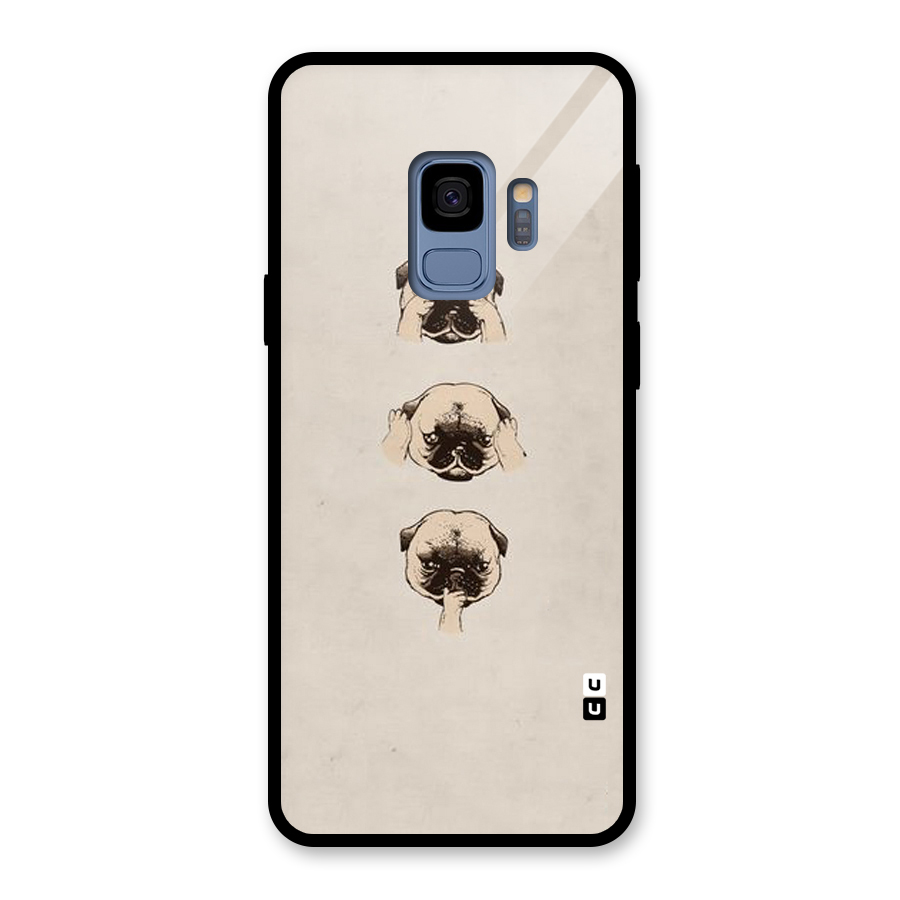 Doggo Moods Glass Back Case for Galaxy S9