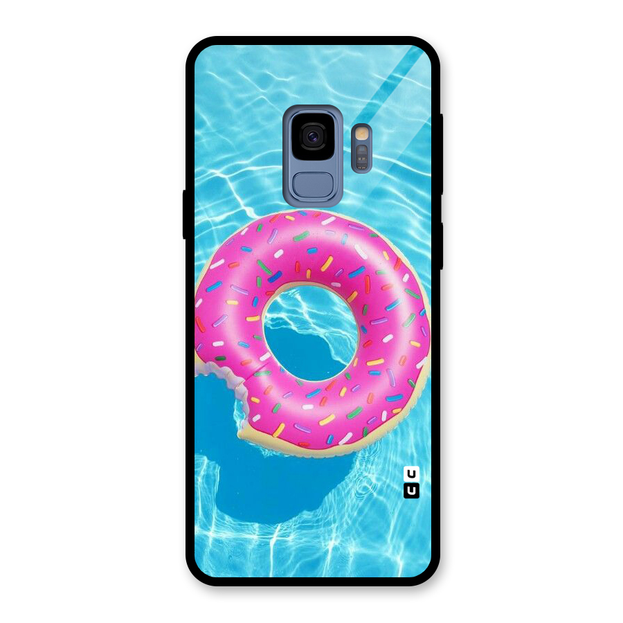 Donut Swim Glass Back Case for Galaxy S9