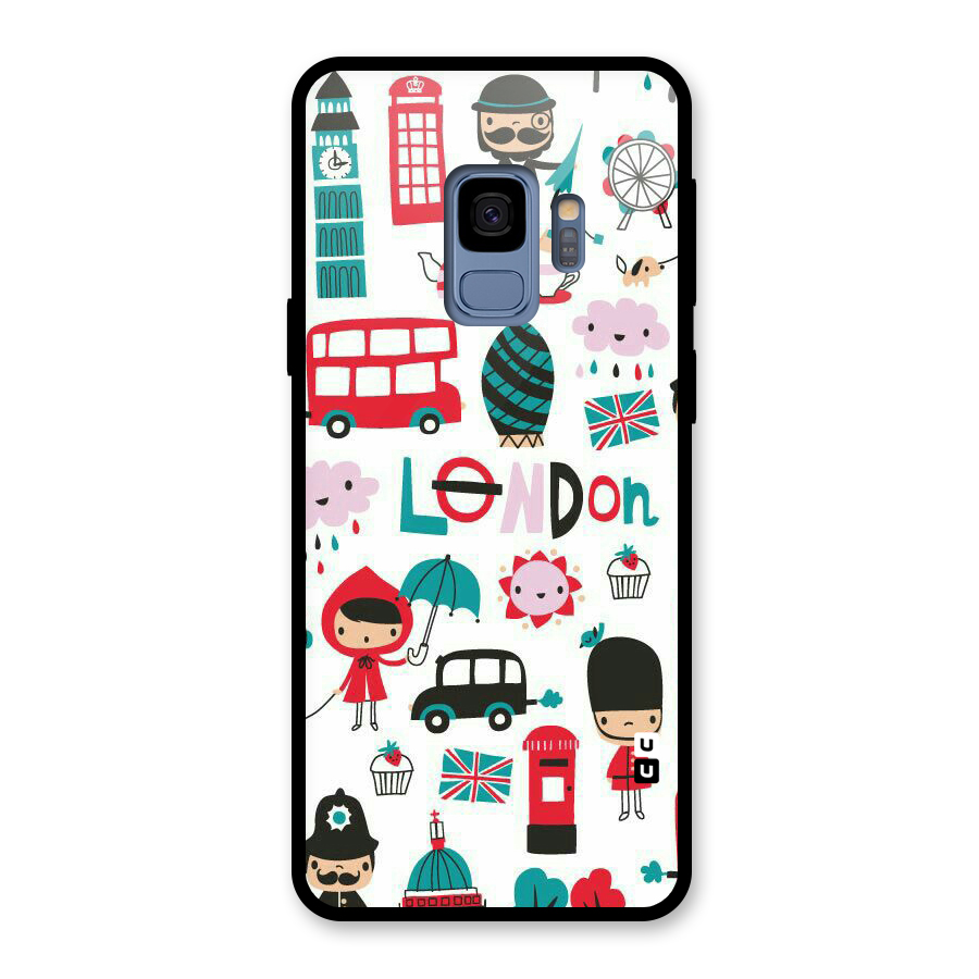 Double Decker Glass Back Case for Galaxy S9