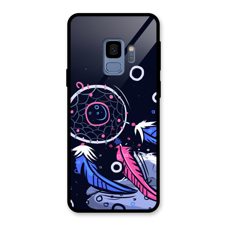 Dream Catcher Minimal Glass Back Case for Galaxy S9