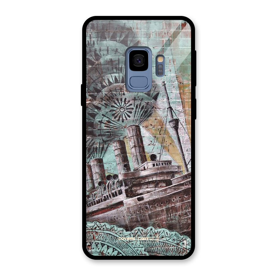 Dream Ship Glass Back Case for Galaxy S9