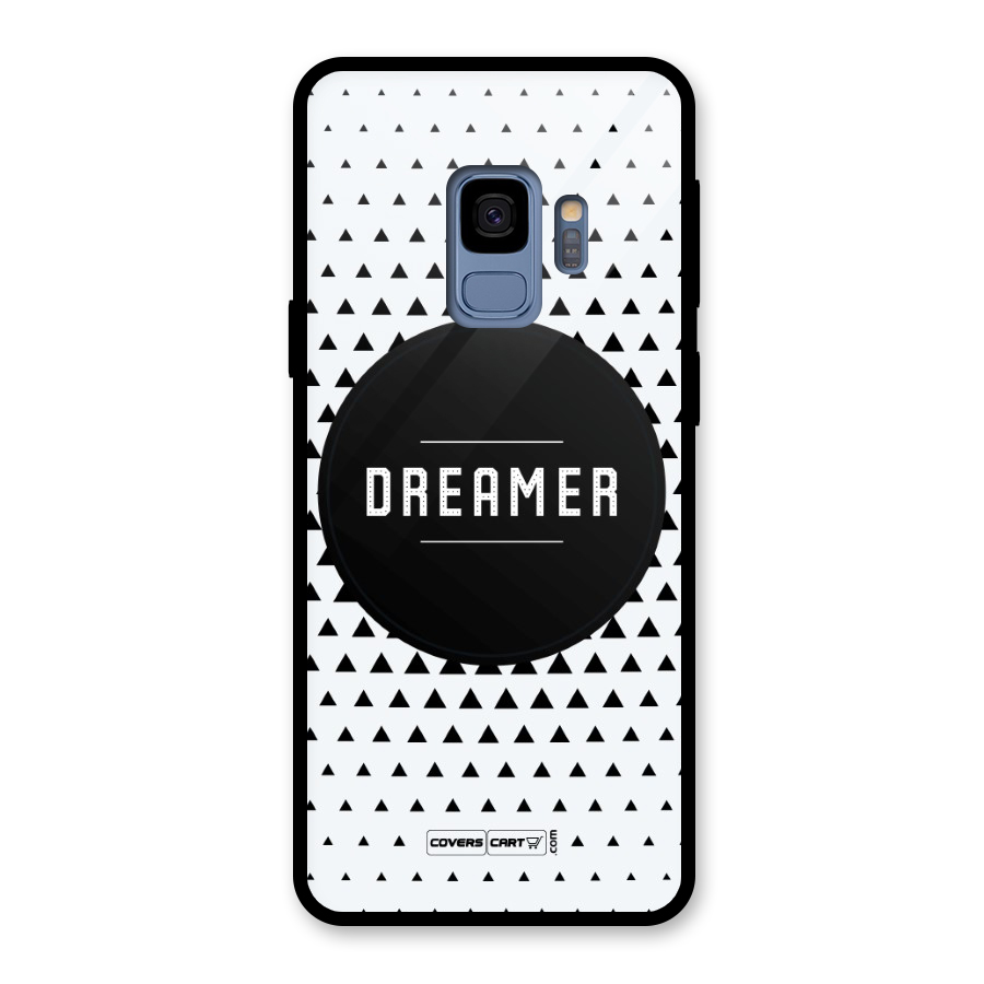 Dreamer Minimalist Glass Back Case for Galaxy S9