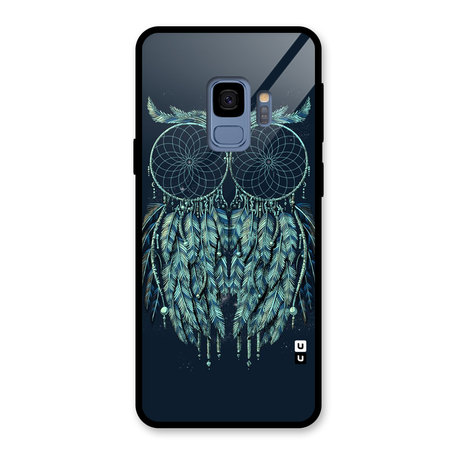 Dreamy Owl Catcher Glass Back Case for Galaxy S9