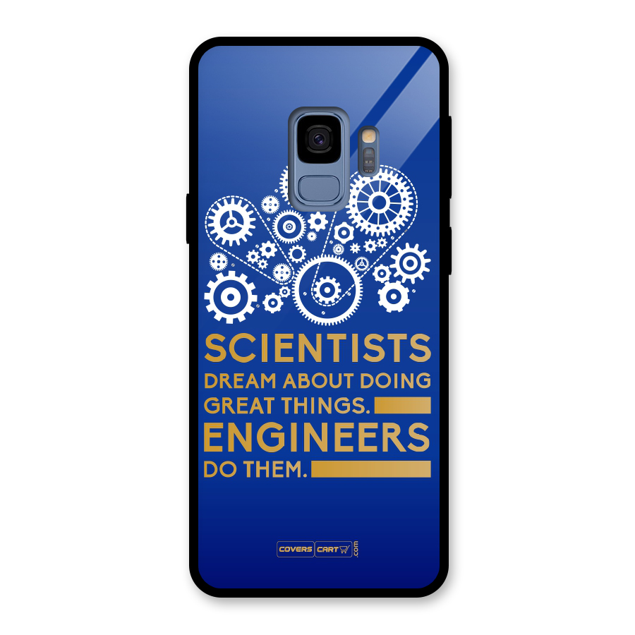 Engineer Glass Back Case for Galaxy S9