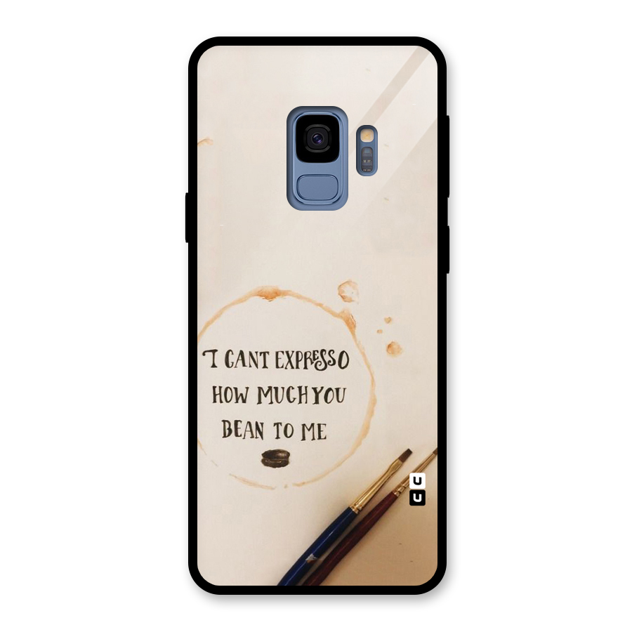 Espresso Bean Glass Back Case for Galaxy S9