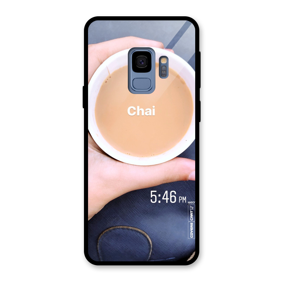 Evening Tea Glass Back Case for Galaxy S9
