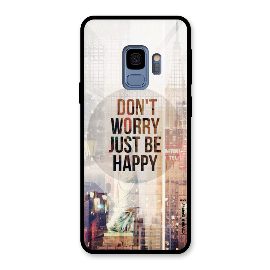 Feel Lively Glass Back Case for Galaxy S9