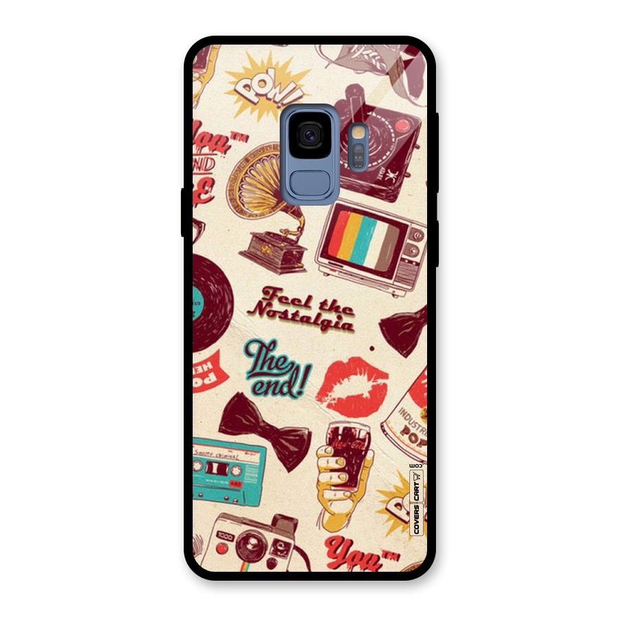 Feel The Nostalgia Glass Back Case for Galaxy S9
