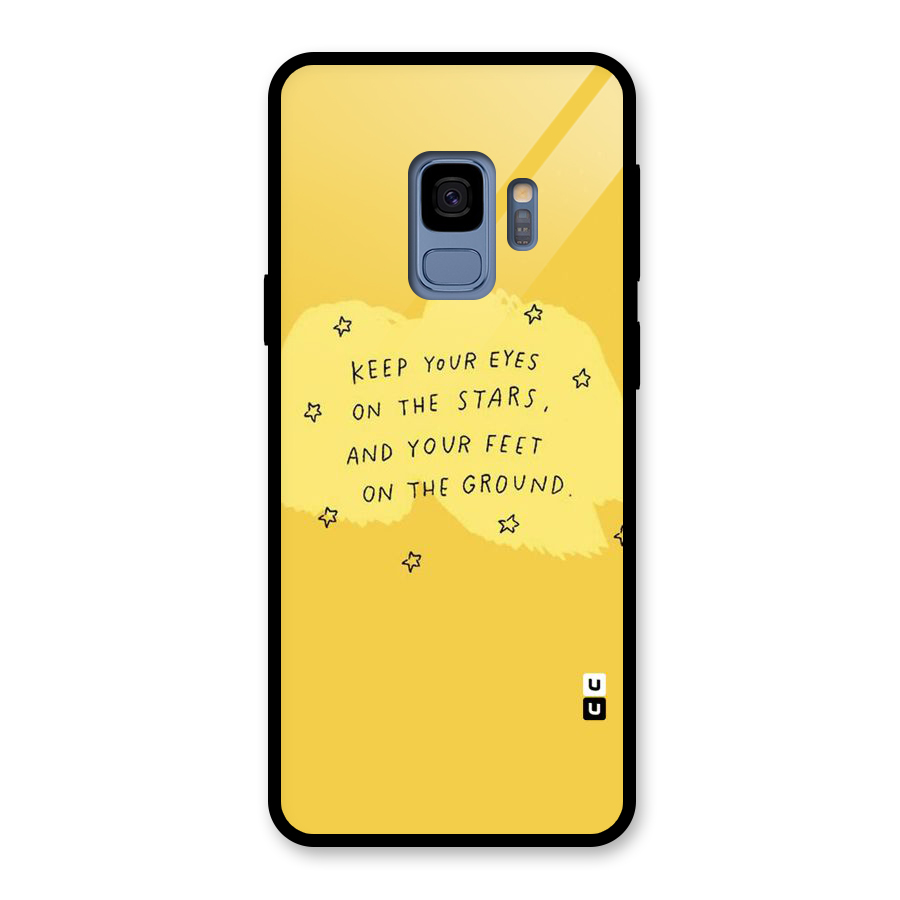 Feet On Ground Glass Back Case for Galaxy S9