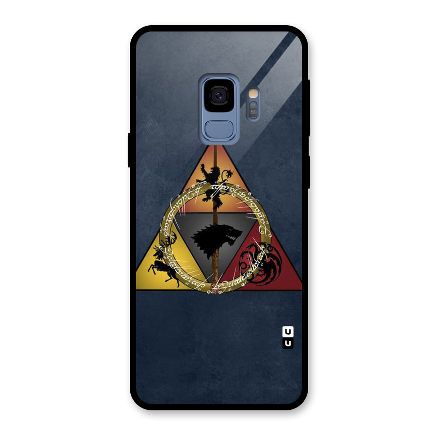 Fight For Crown Glass Back Case for Galaxy S9