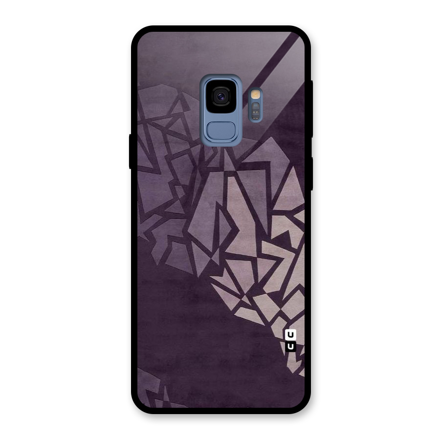 Fine Abstract Glass Back Case for Galaxy S9