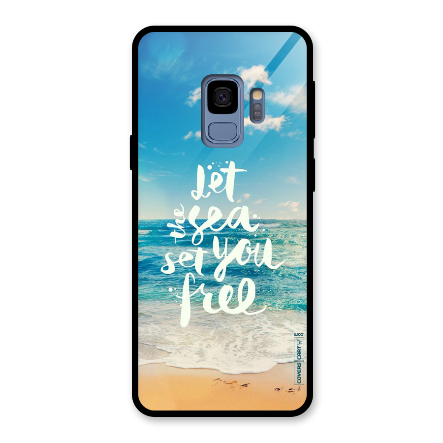 Free Sea Glass Back Case for Galaxy S9