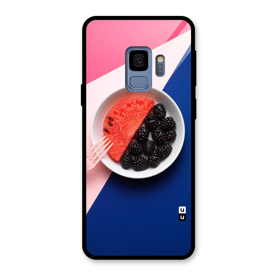 Fresh Fruit Season Glass Back Case for Galaxy S9