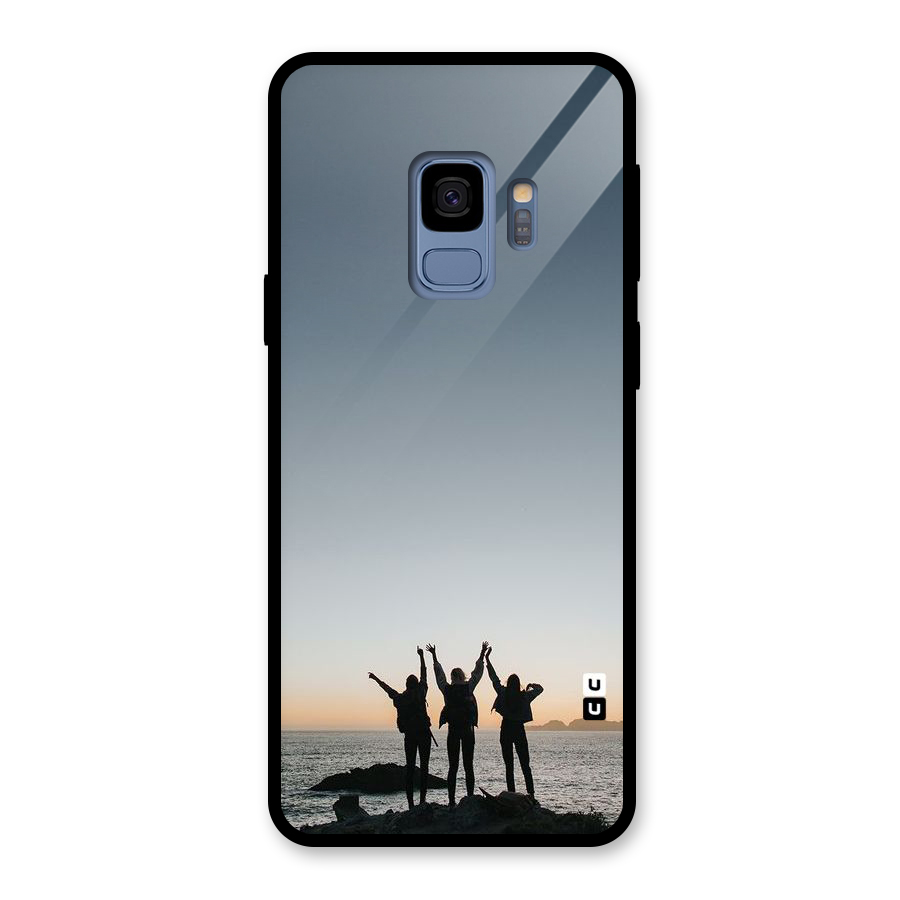 Friendship Glass Back Case for Galaxy S9