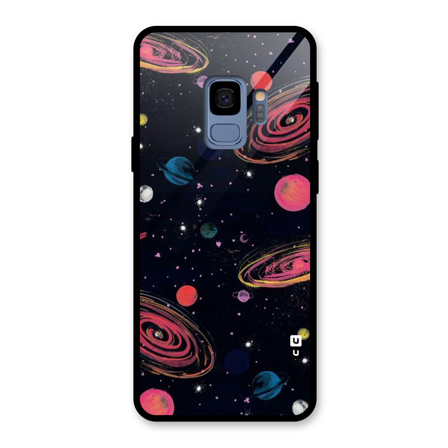 Galaxy Beauty Glass Back Case for Galaxy S9