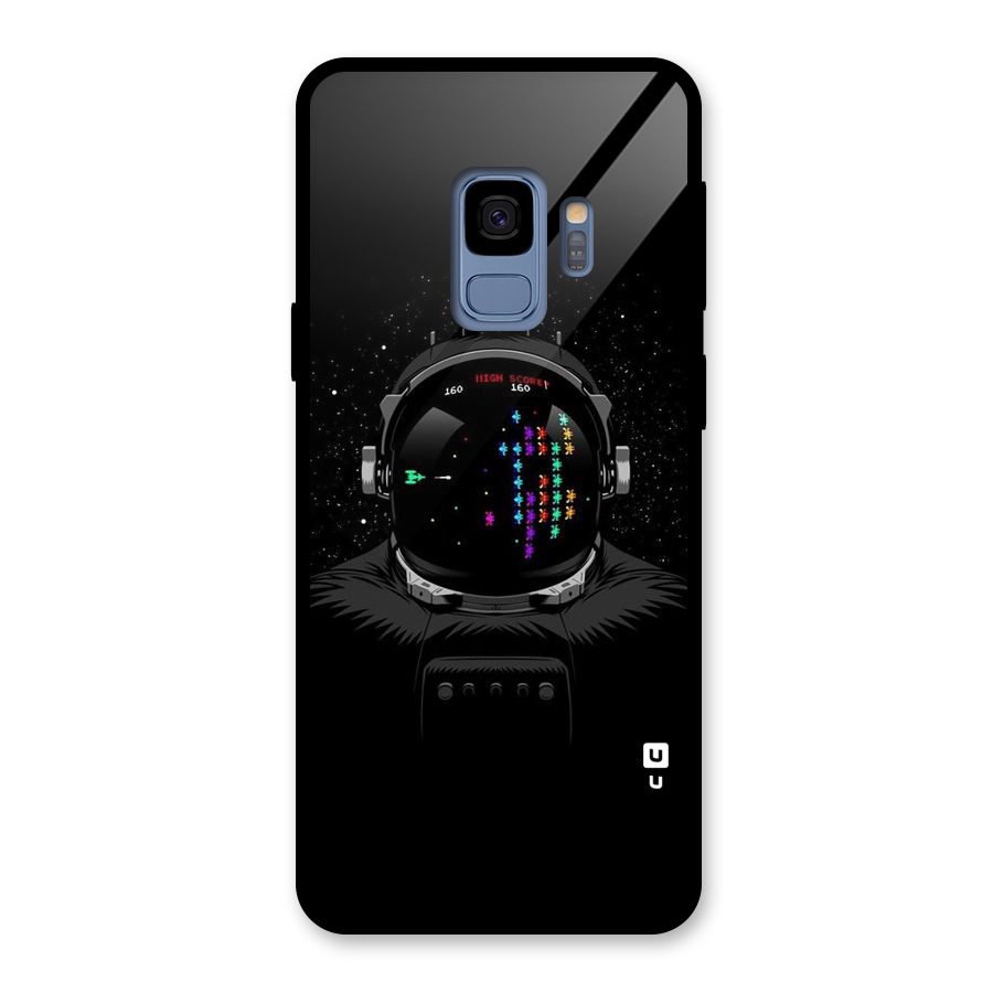Gamer Head Glass Back Case for Galaxy S9