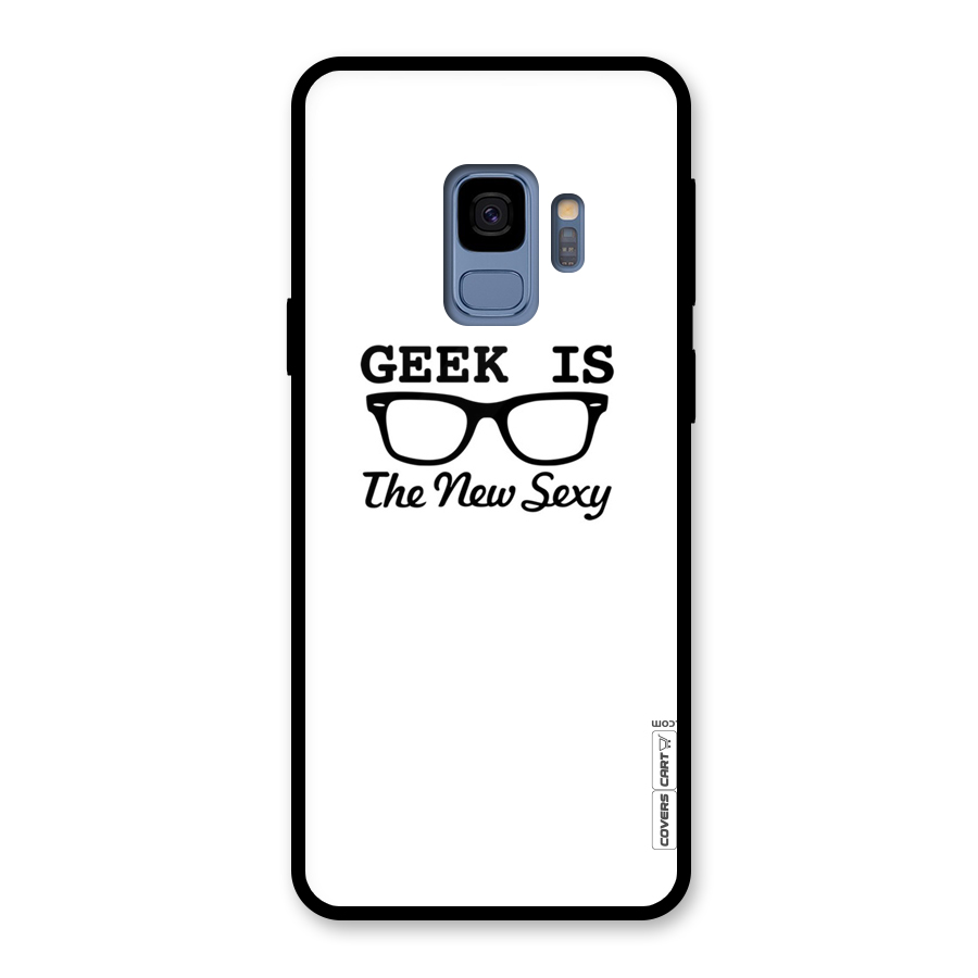 Geek Is The New Sexy Glass Back Case for Galaxy S9