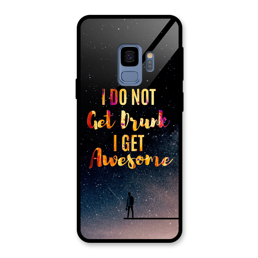 Get Awesome Glass Back Case for Galaxy S9