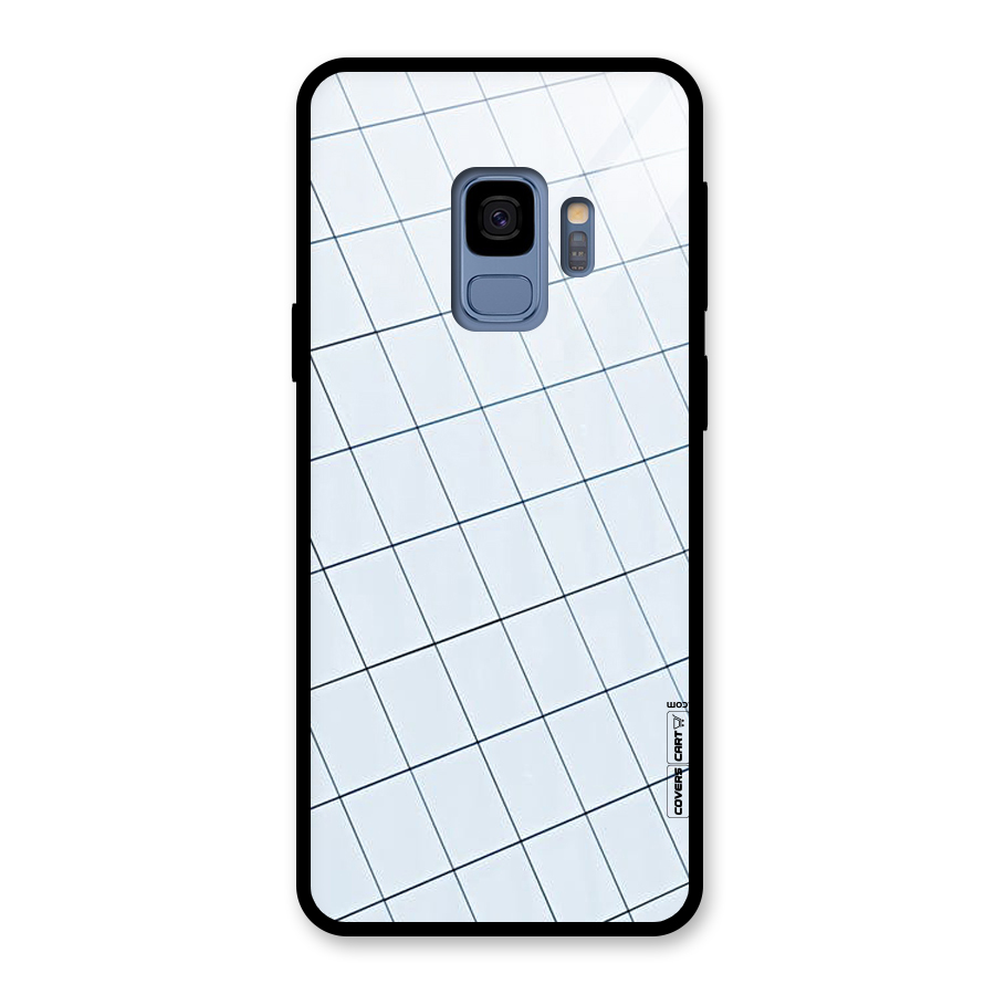 Glass Square Wall Glass Back Case for Galaxy S9