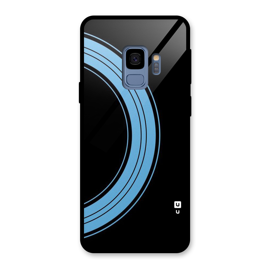 Half Circles Glass Back Case for Galaxy S9