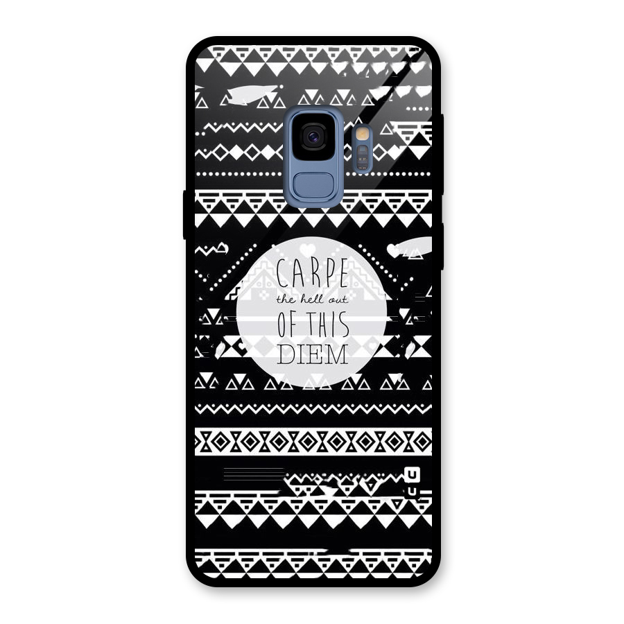 Hell Diem Glass Back Case for Galaxy S9