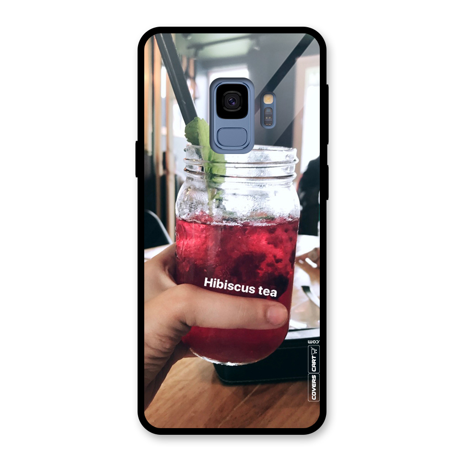 Hibiscus Tea Glass Back Case for Galaxy S9