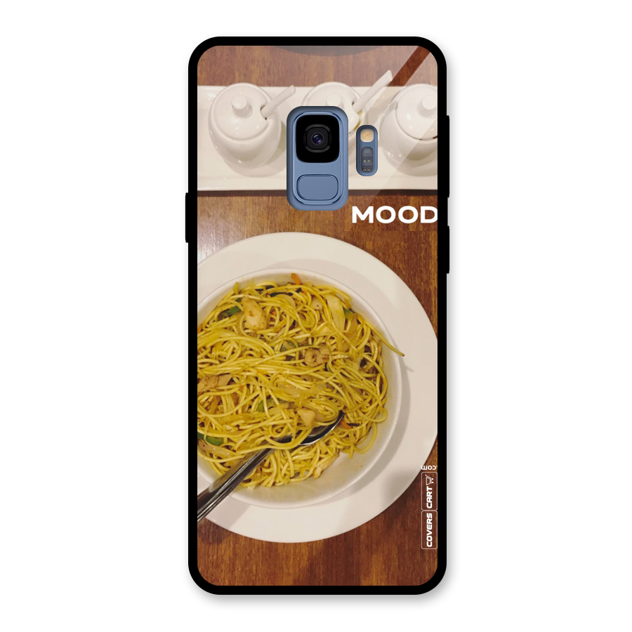 Hogging Mood Glass Back Case for Galaxy S9