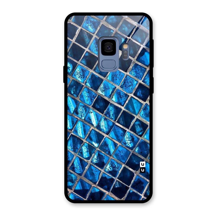 Home Tiles Design Glass Back Case for Galaxy S9