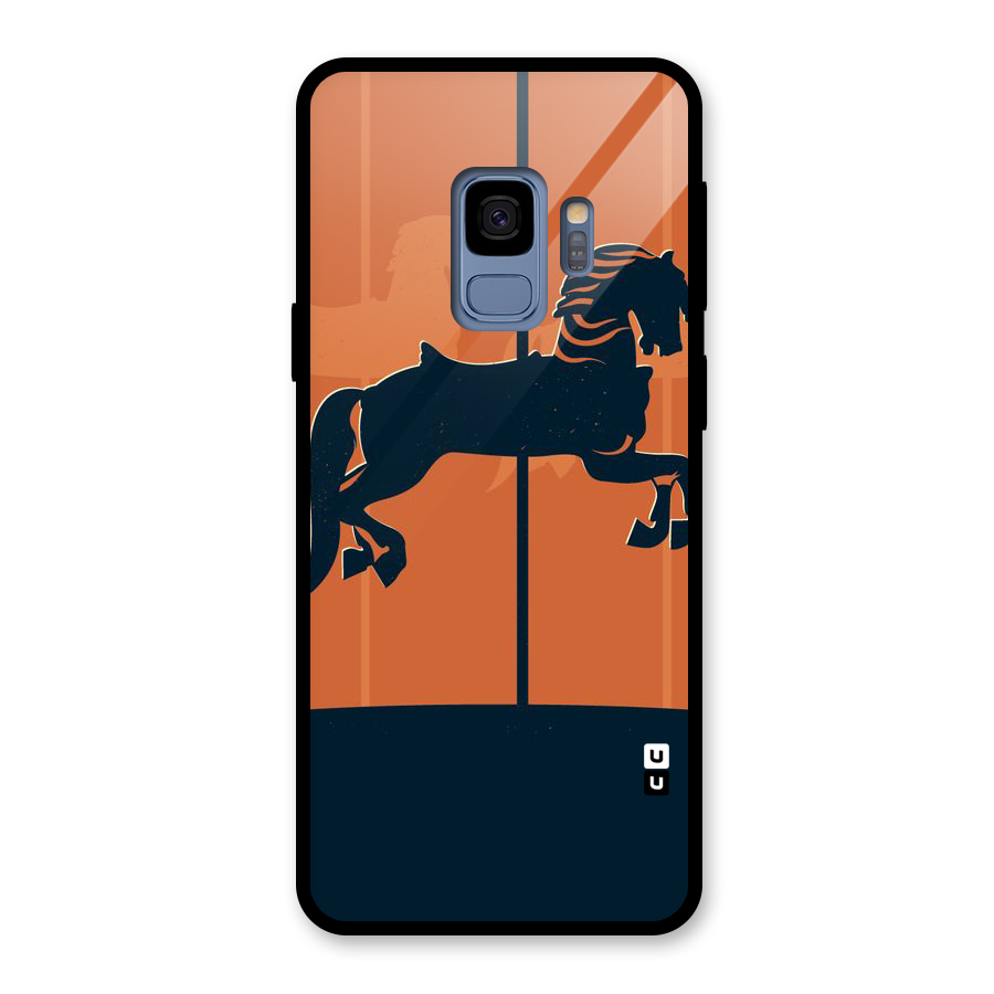 Horse Glass Back Case for Galaxy S9