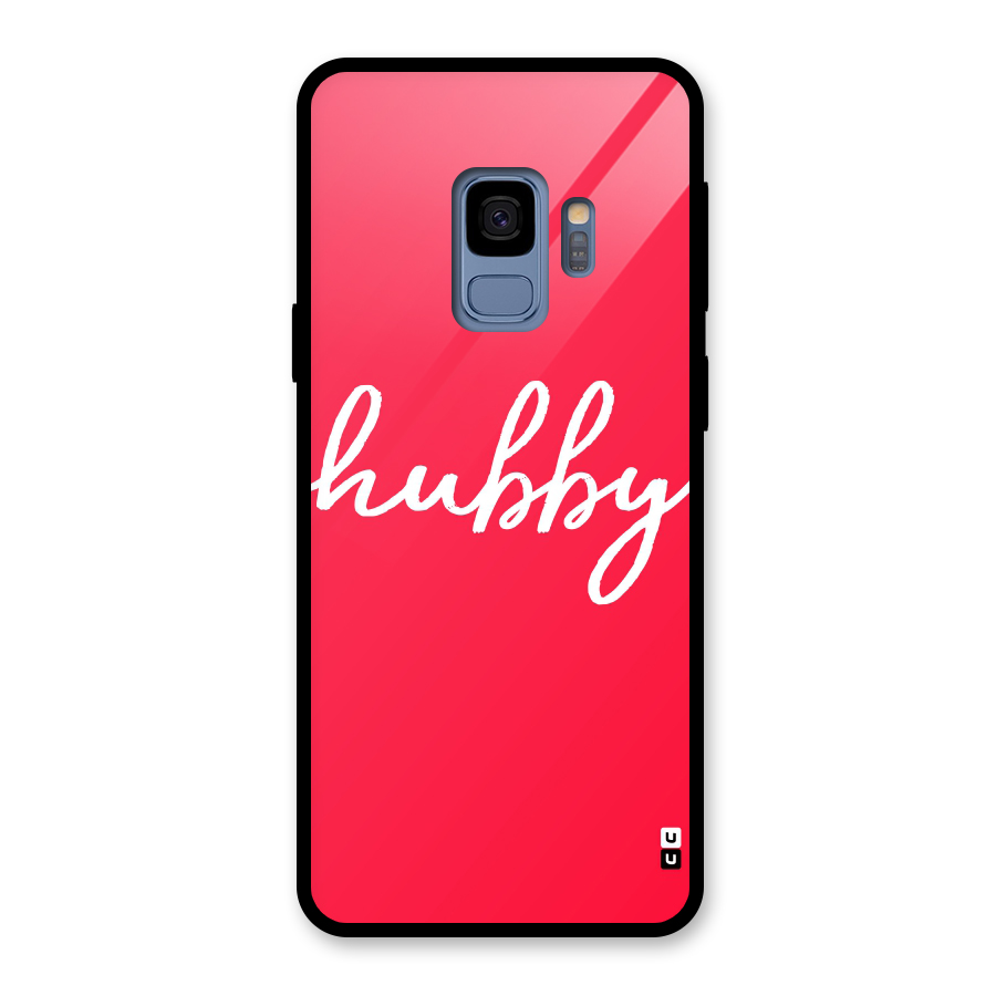 Hubby Glass Back Case for Galaxy S9
