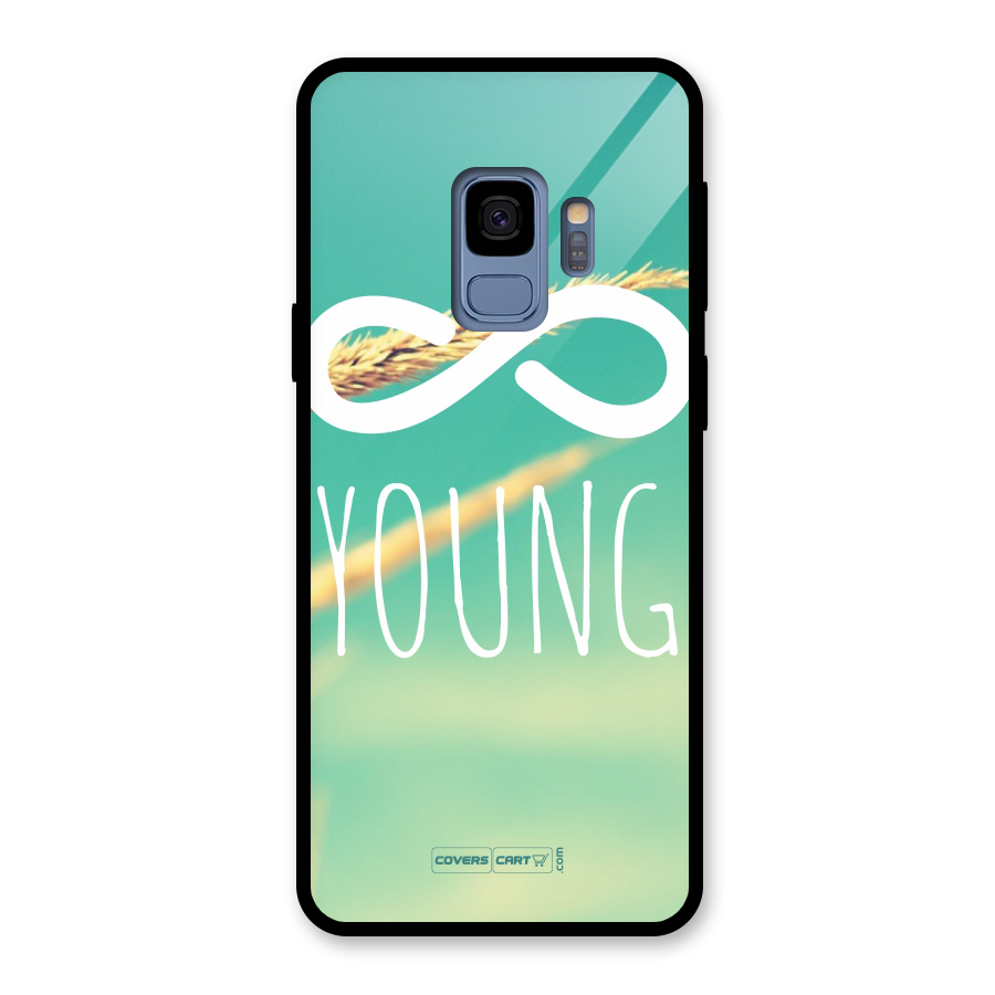 Infinity Young Glass Back Case for Galaxy S9