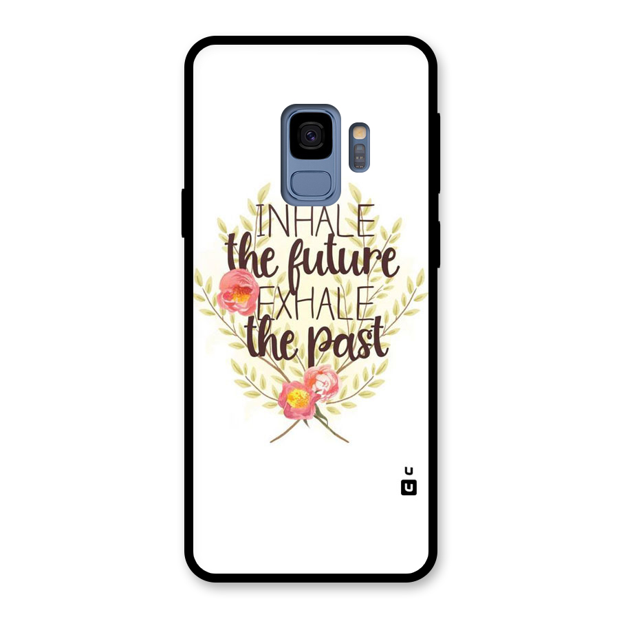 Inhale Future Glass Back Case for Galaxy S9