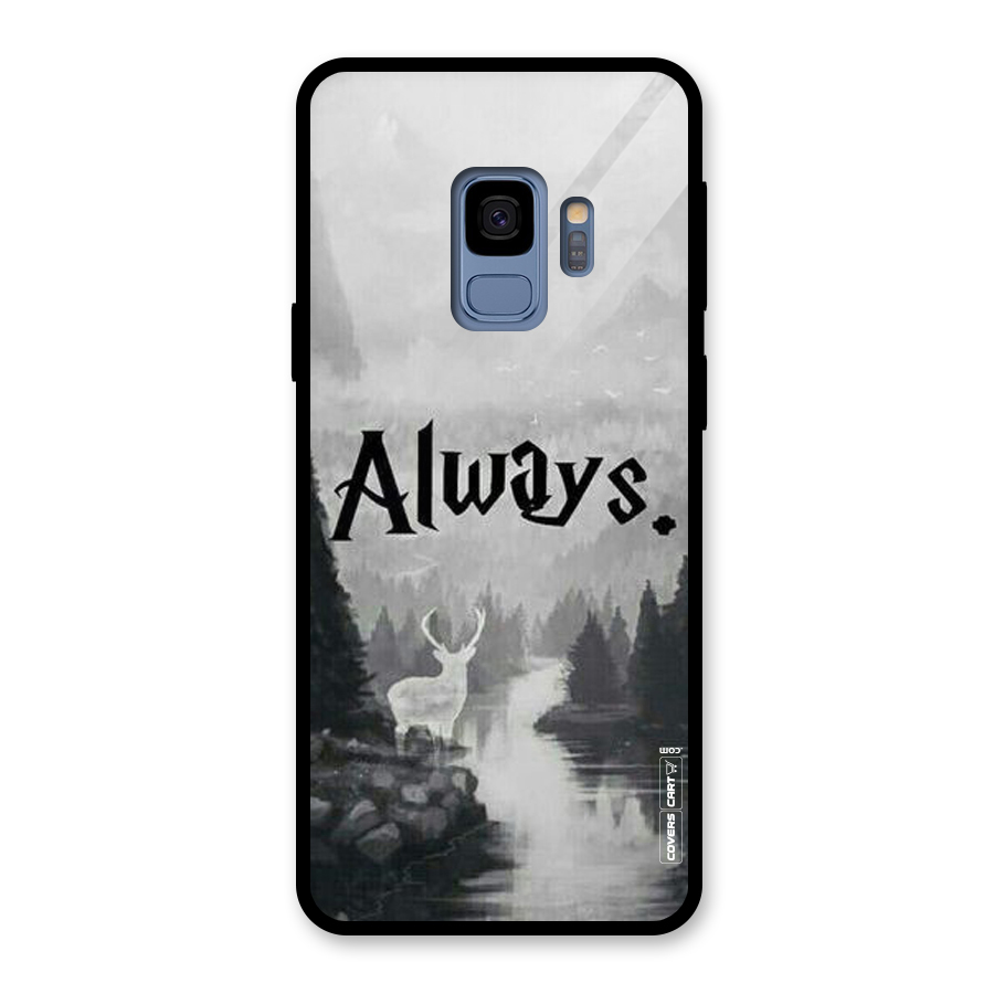Invisible Deer Glass Back Case for Galaxy S9