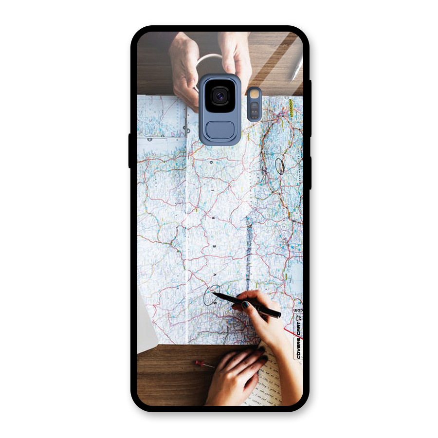 Just Travel Glass Back Case for Galaxy S9